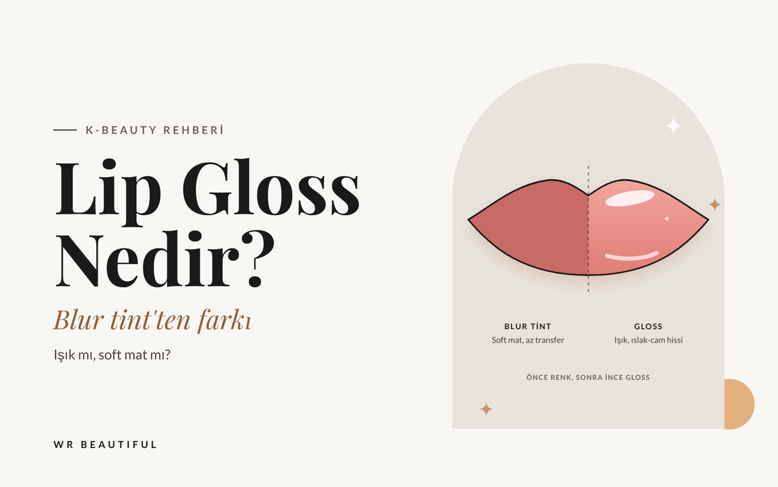 Lip Gloss Nedir? Parlak Dudak ile Blur Tint Farkı