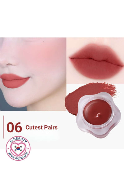 DEAR.MAY Pure Falling Mood Lip Pot renkli dudak ve yanak balmı, 6.5g, ruj şeklinde çok amaçlı makyaj ürünü
