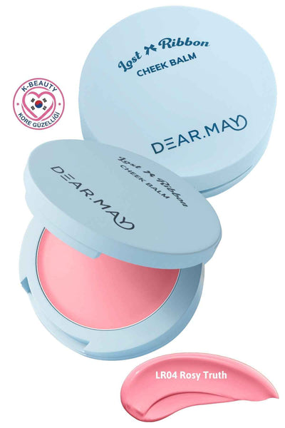 DEAR.MAY Lost Ribbon Krem Allık 4g - Su Bazlı Nemli Formül - LR04 Rosy Truth