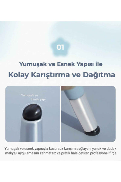 DEAR.MAY Smudge Brush - Silikon Uçlu Makyaj Fırçası