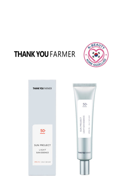 Sun Project Light Sun Hafif Dokulu Yarı Mat Güneş Kremi SPF50+ PA+++ 40ml