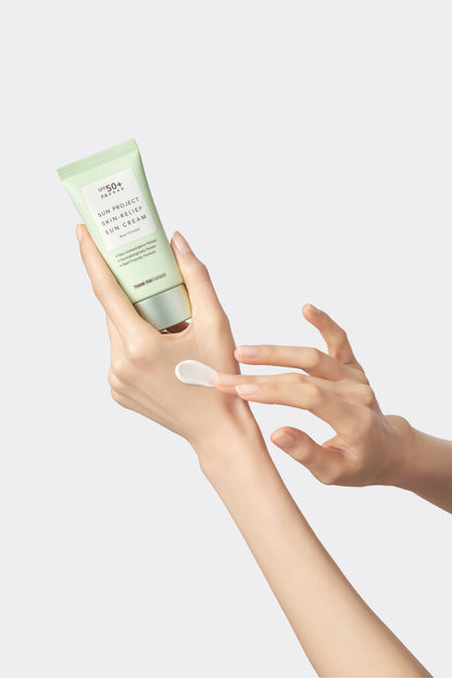 Sun Project Skin-Relief Cica ve Niacinamide İçerikli Güneş Kremi SPF50+ PA++++ 50ml