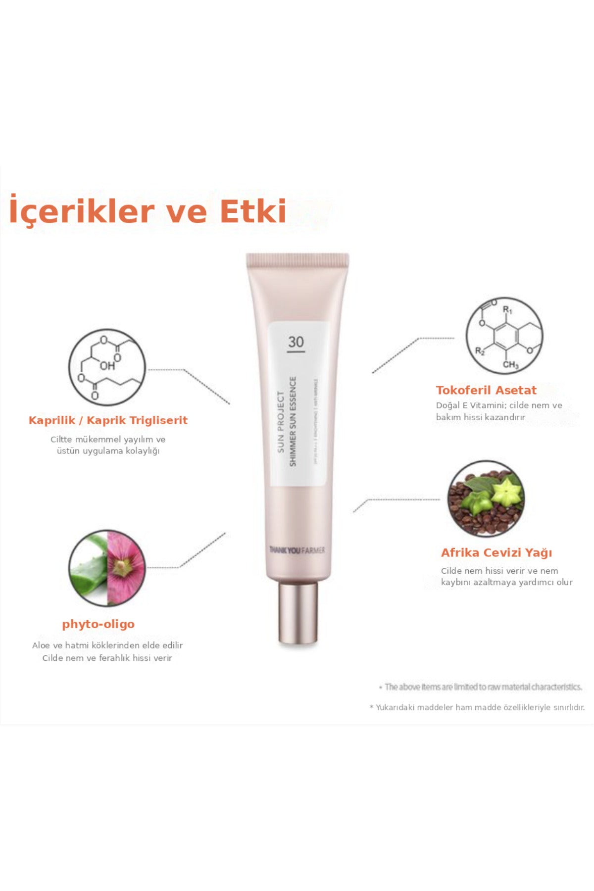 Sun Project Shimmer Sun Essence SPF30 PA++ 40ml - Aydınlatıcı Yüz ve Göz Güneş Kremi