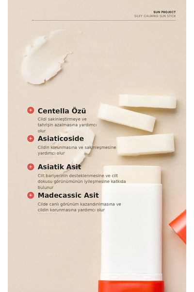 Sun Project Silky Sun Stick Güneş Koruyucu Stick SPF50+ PA++++ 18gr