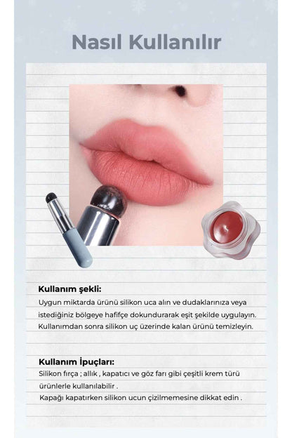 DEAR.MAY Smudge Brush - Silikon Uçlu Makyaj Fırçası