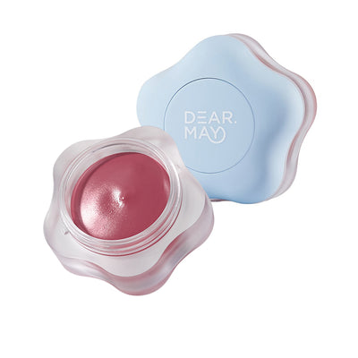 DEAR.MAY Pure Falling Mood Dudak ve Yanak Balmı 6.5g, 02 Blush Hour, saten ve kadife dokusu, çok amaçlı renkli ruj.