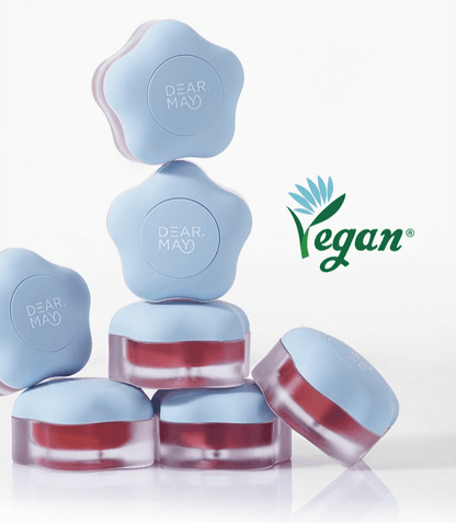 DEAR.MAY Pure Falling Mood Lip Pot çok amaçlı renkli dudak ve yanak balmı, vegan formüllü, 6.5g, 07 Endless Replay