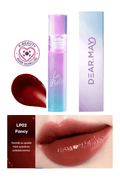 DEAR.MAY La Piste Lip Tint, LP02 Fancy, 4.1g, parlak ve uzun süre kalıcı ruj, dudaklarda canlı görünüm.