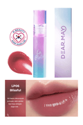 DEAR.MAY La Piste Lip Tint LP06 Blissful, 4.1g, uzun süre kalıcı ve parlak ruj, dudaklara doğal renk ve parlaklık sağlar.